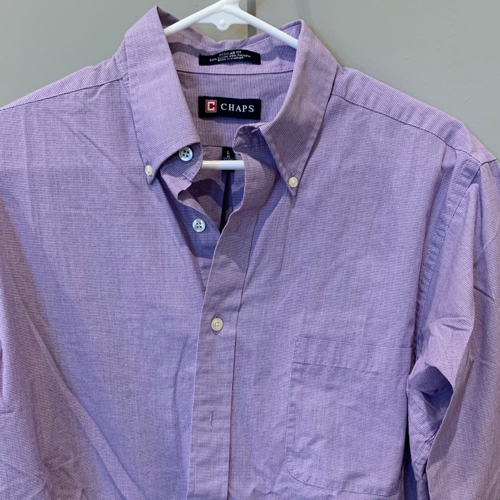 Chaps Dress Shirt Purple | 3 for $10 Bundle (L)